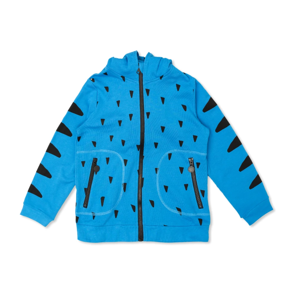 Stella Mccartney Unisex Kids Blue Kids Sweatshirts, 10 Y, Hoodie