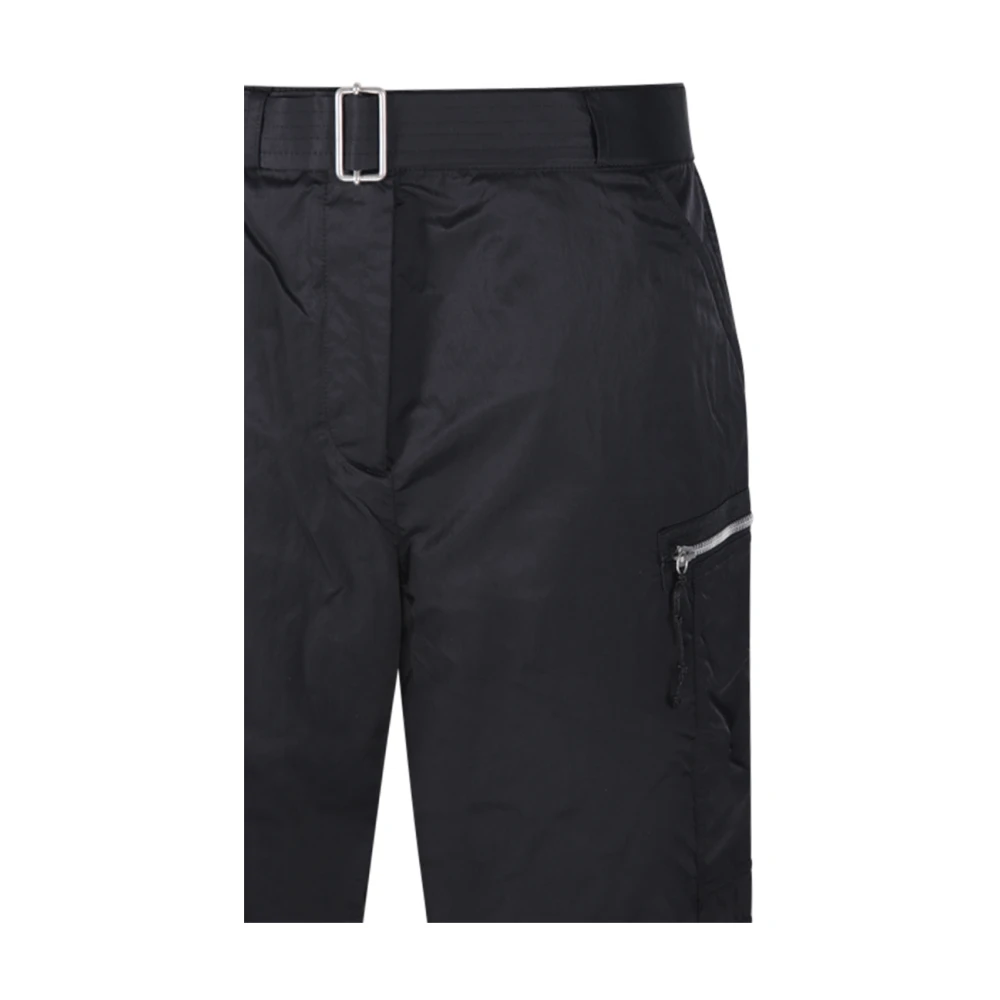 Our Legacy Zwarte Hoogglans Sateen Pilot Broek Black Dames
