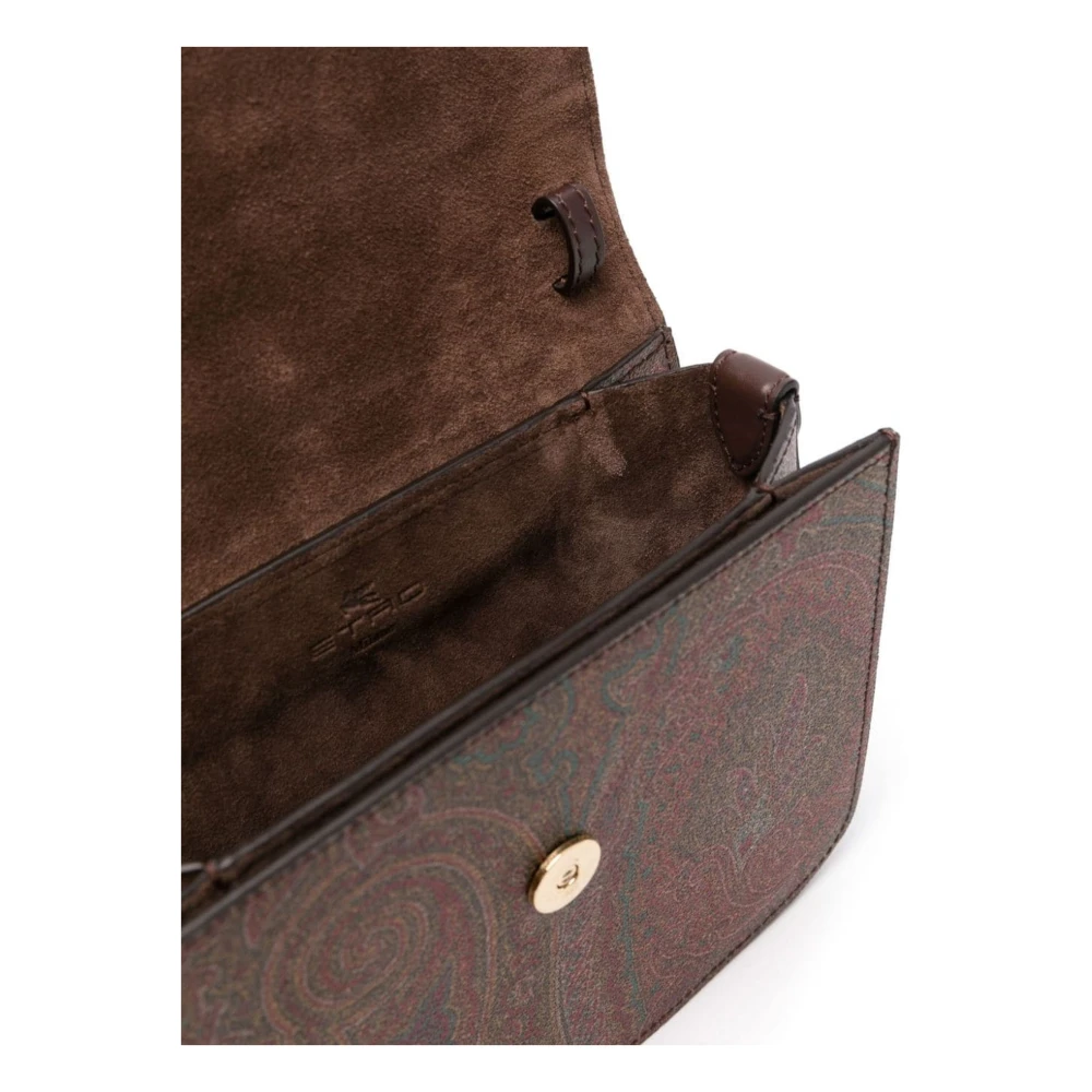 ETRO Bruine Essential Crossbody Tas Brown Dames