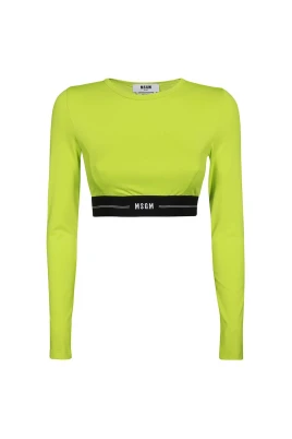Logo Detail Crop Top