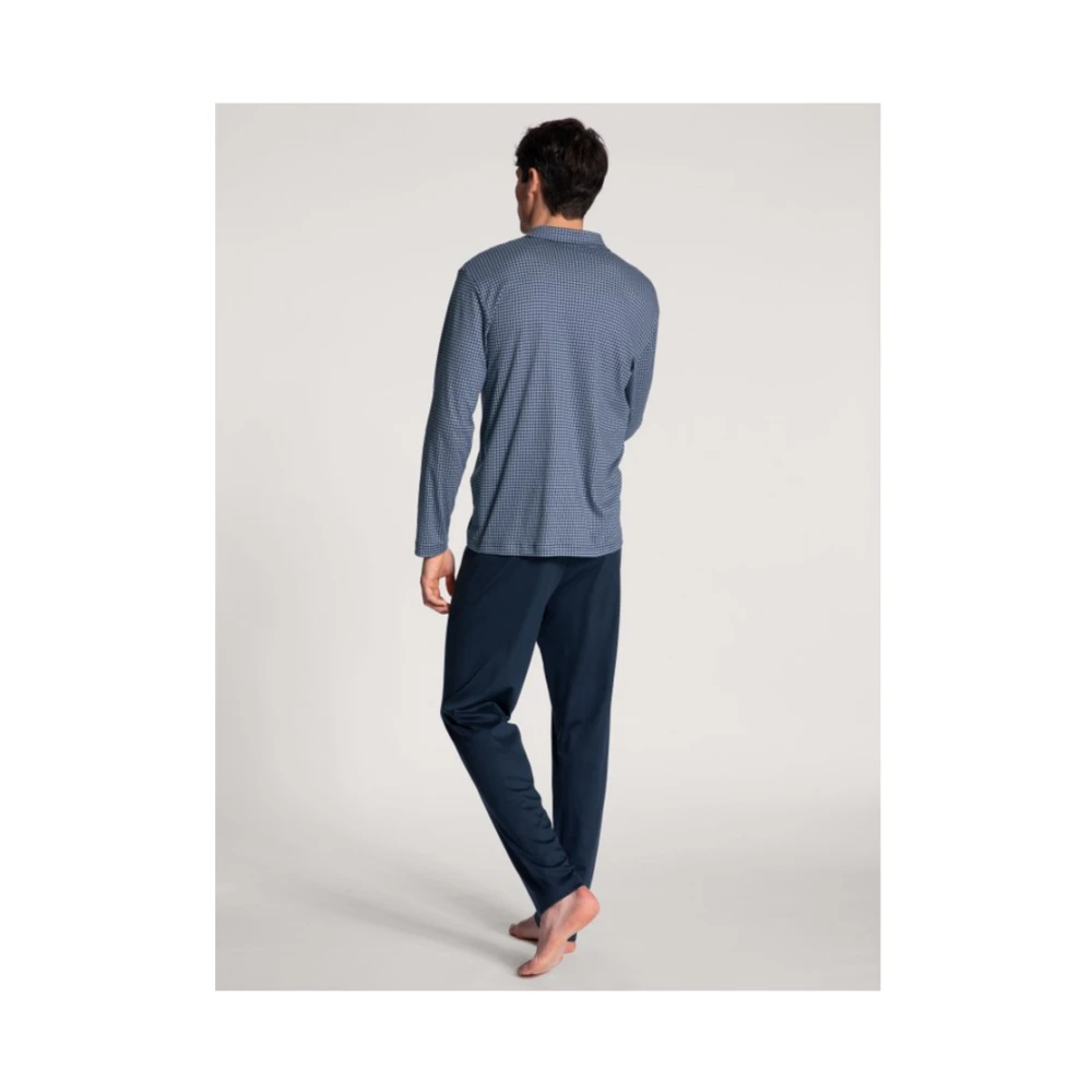 CALIDA Heren Lange Pyjamaset Blue Heren