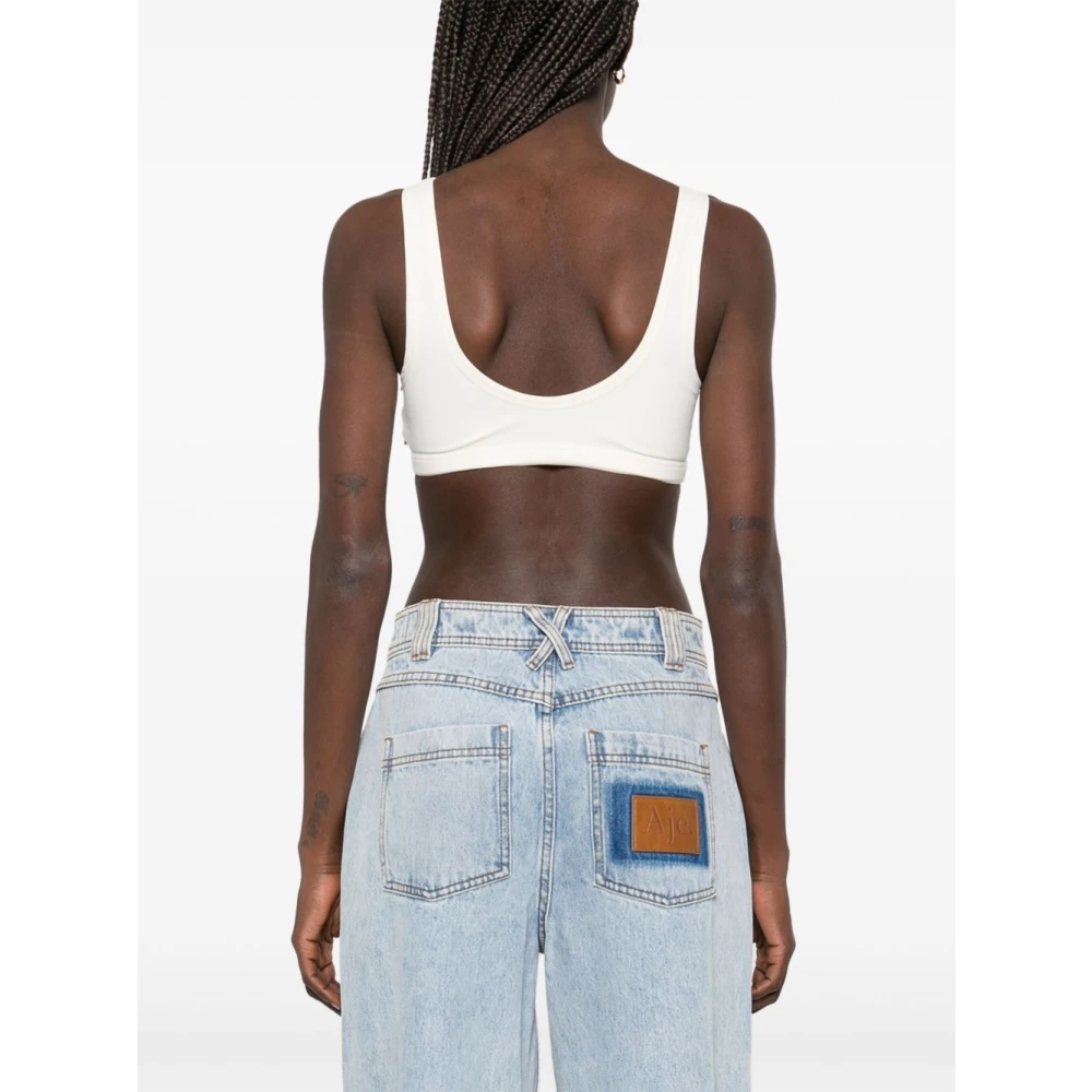Jil Sander Wit Sea Kleding Badpak Bh White Dames