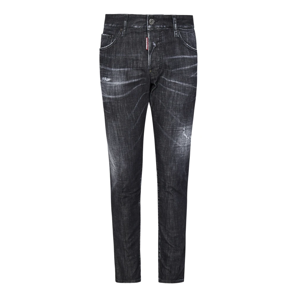 Dsquared2 Men's Black Slim Fit Skater Jeans Extra Large