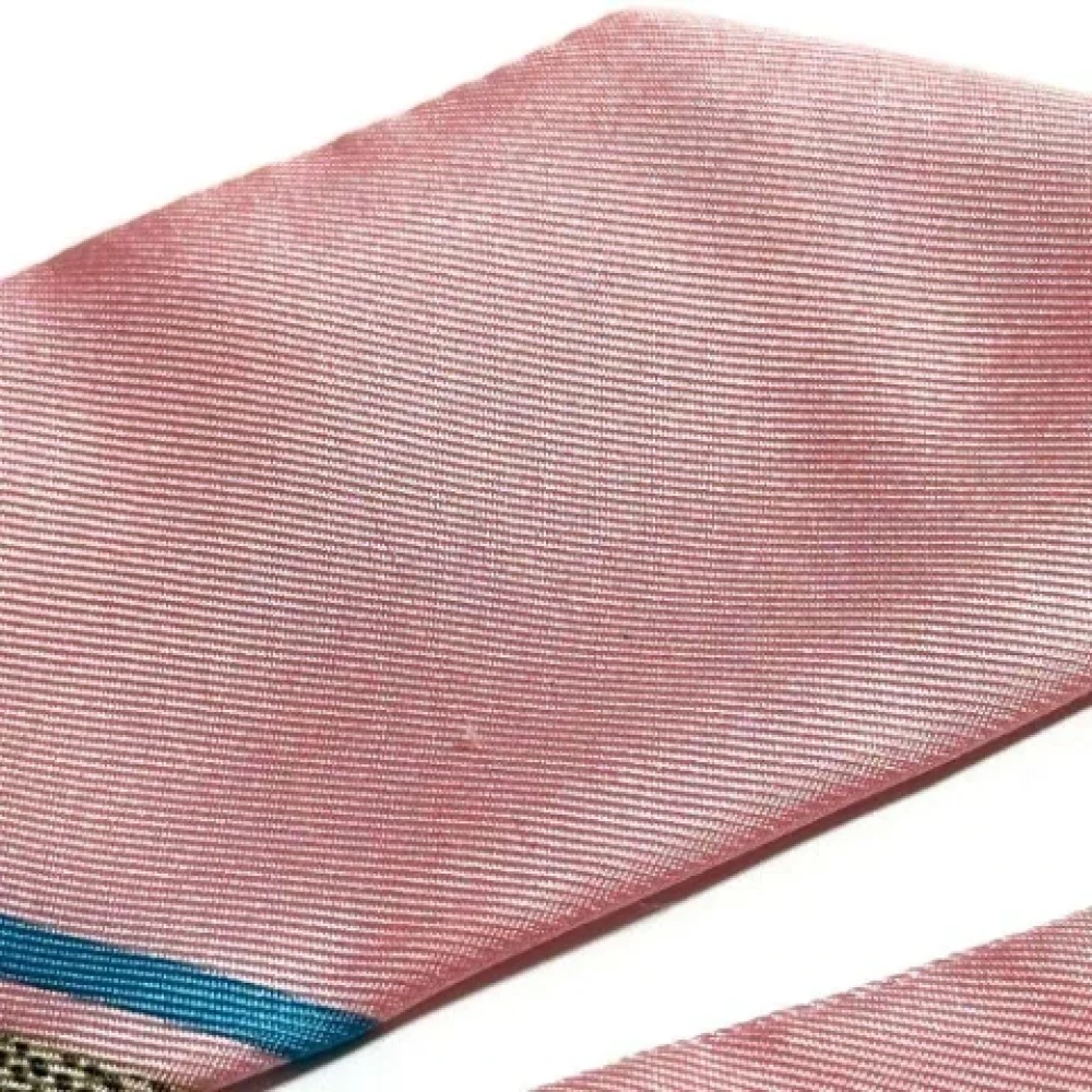 Gucci Vintage Pre-owned Silk scarves Beige Dames