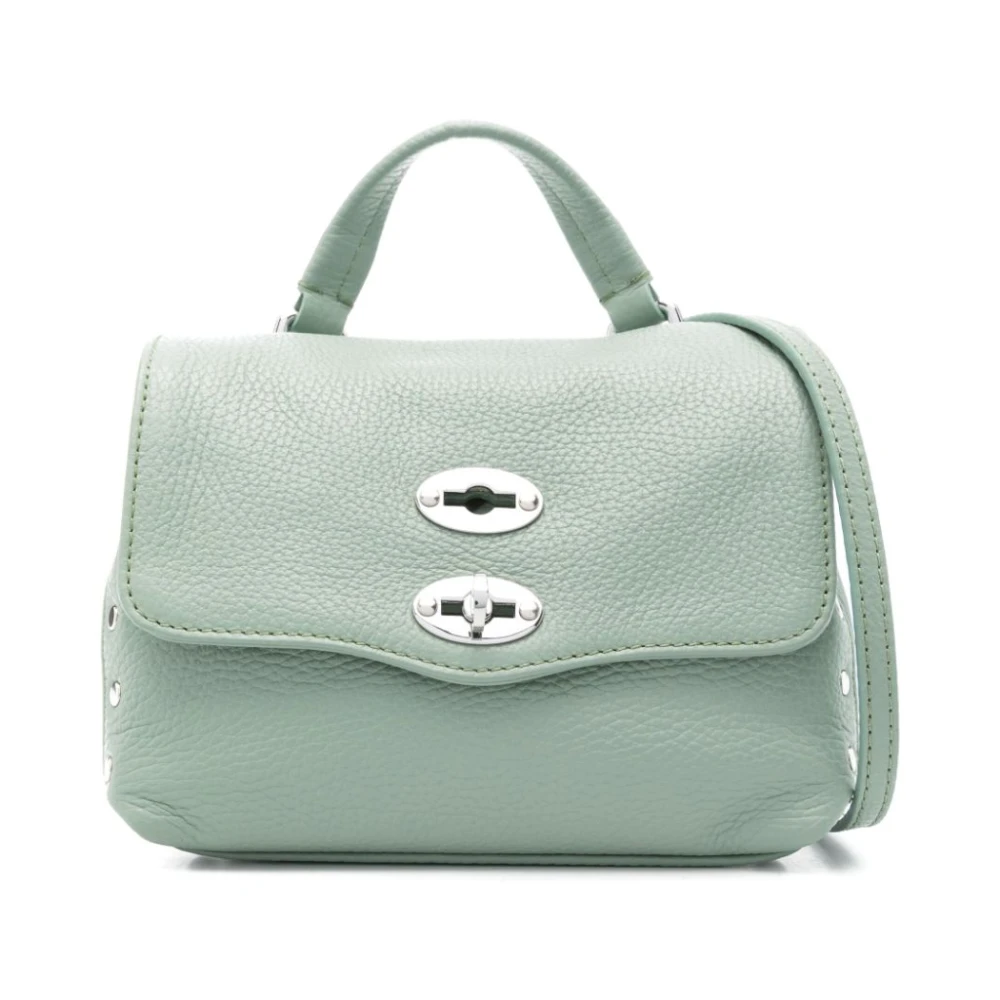 Zanellato Groene Twist-Lock Schoudertas Green Dames
