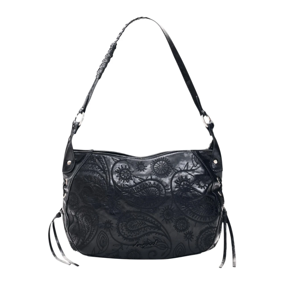 Desigual Donna Nero Donne, Borsa A Mano, 26Waxp10, - Immagine 5