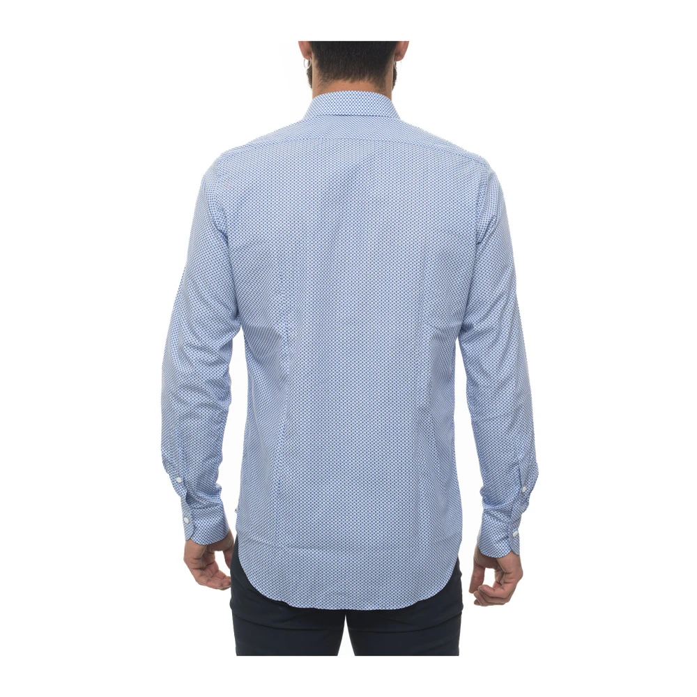 Càrrel Geometrische Fantasie Franse Hals Shirt Multicolor Heren