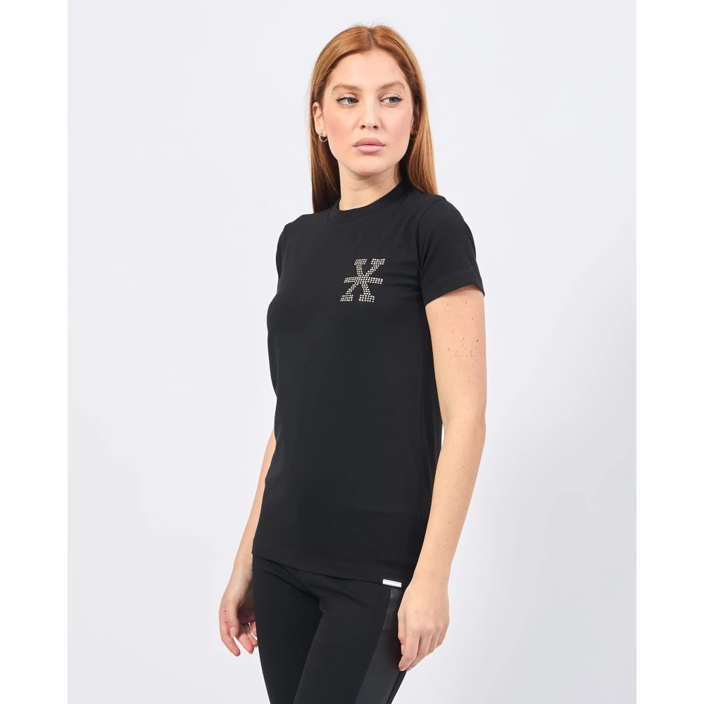 Richmond Zwart T-shirt met ronde hals Black Dames