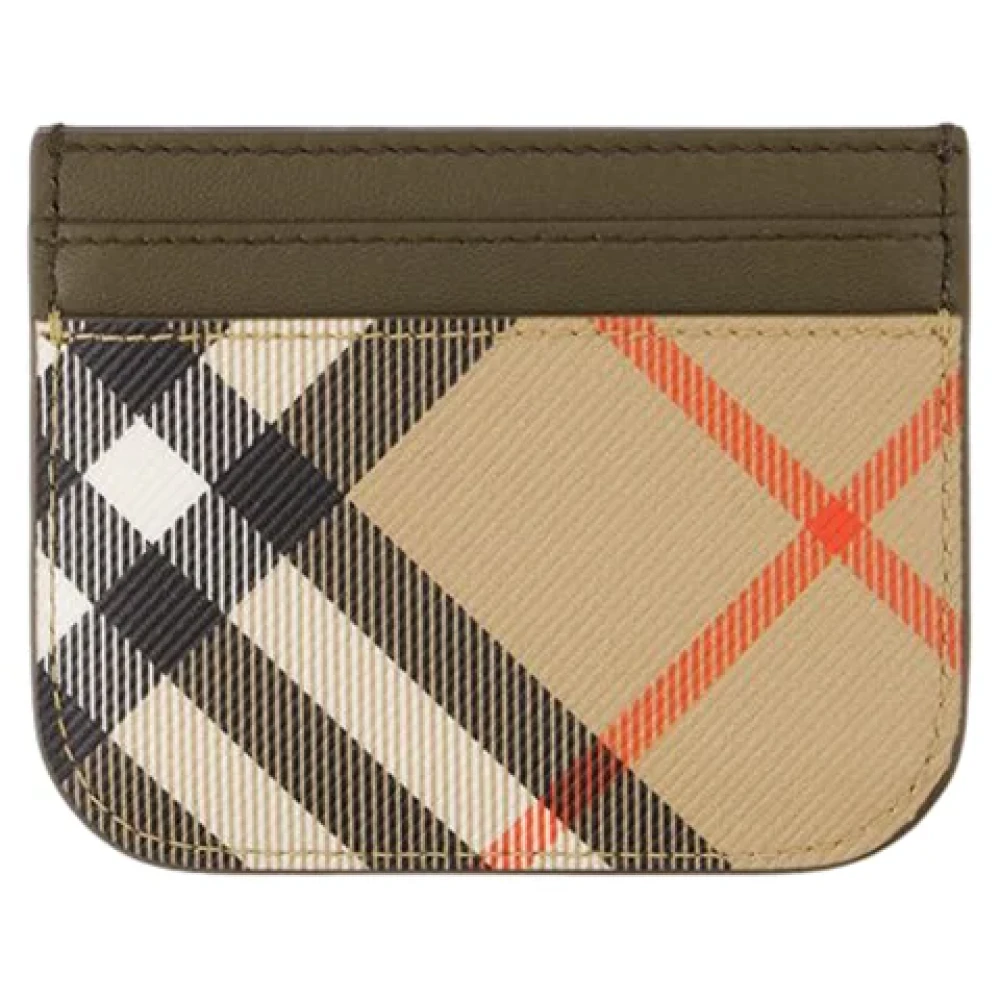 Burberry Leather wallets Beige Dames