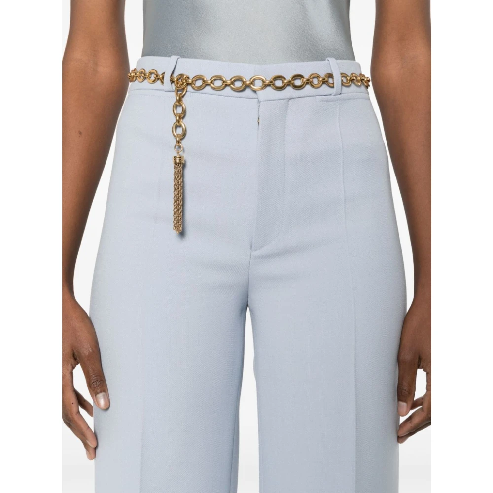 Chloé Celestiale trompetbroek Blue Dames