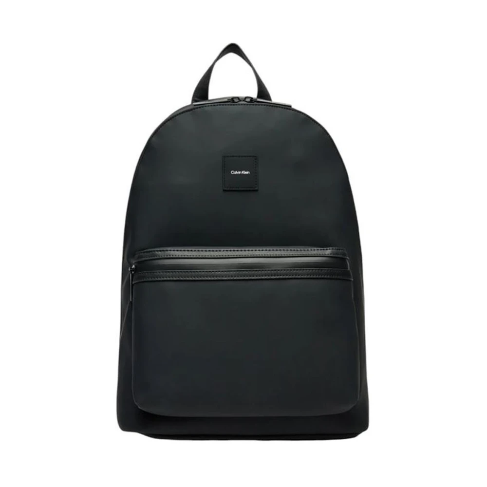 Calvin Klein Zwarte Rugzak Mannentassen Collectie Black Heren