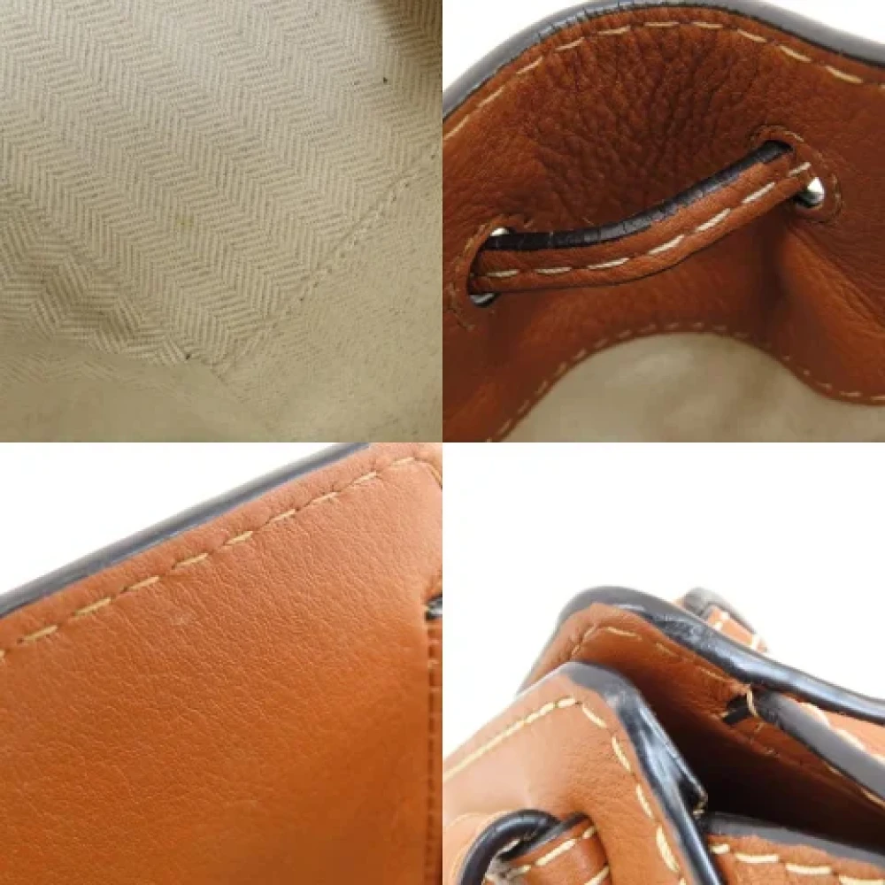 Loewe Pre-owned Canvas handbags Brown Dames