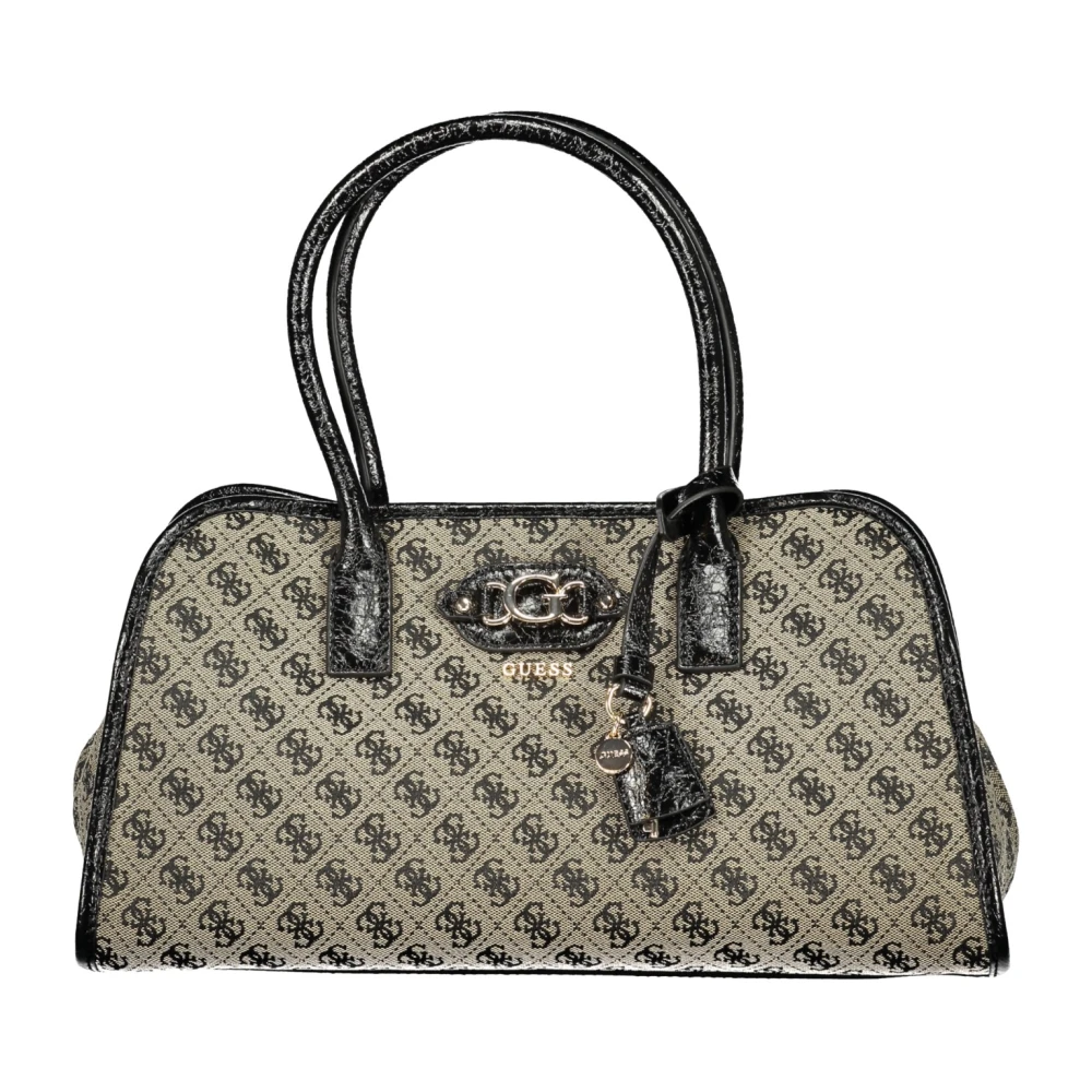 Guess Donna Beige/Nero Donne, Borsa A Mano, Borsa A Tracolla Samantha Girlfriend, - Immagine 4