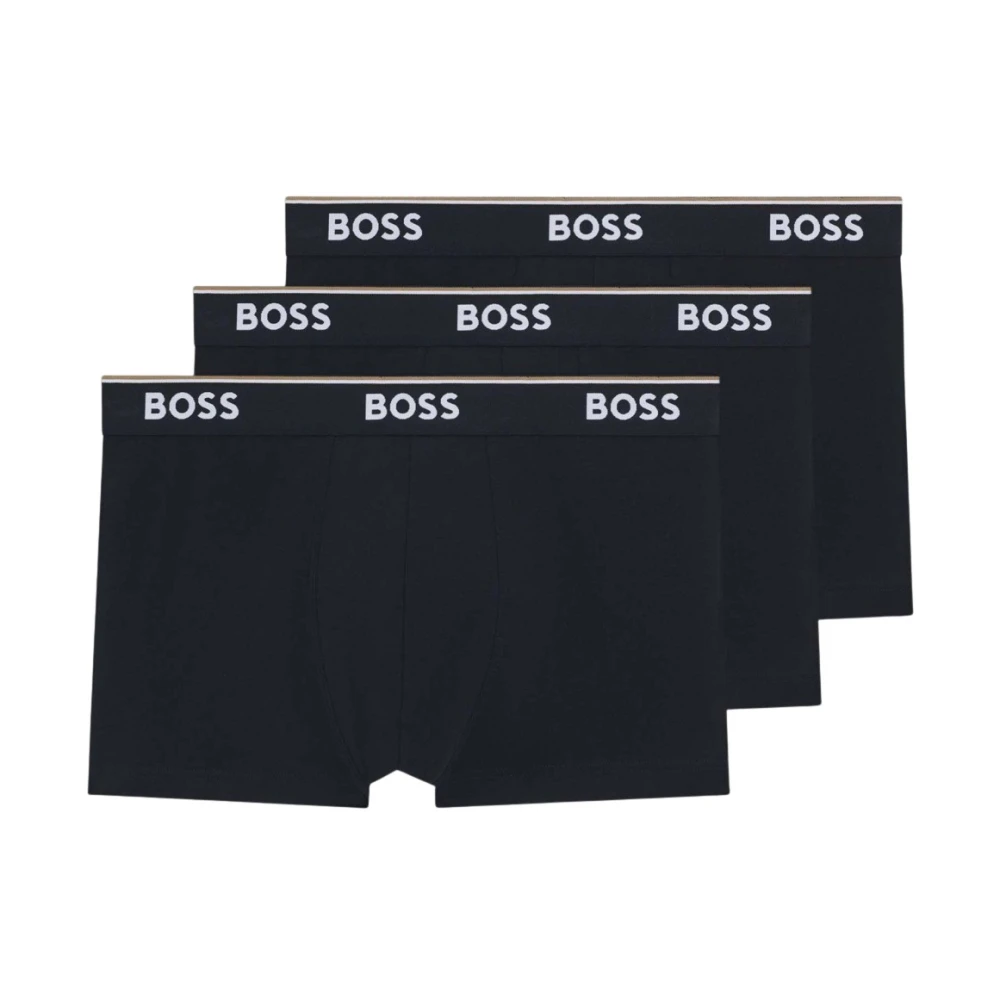 Hugo Boss Uomo Blu Uomini, Intimo, Potenza, (Confezione Da 3, Xl) - Immagine 4