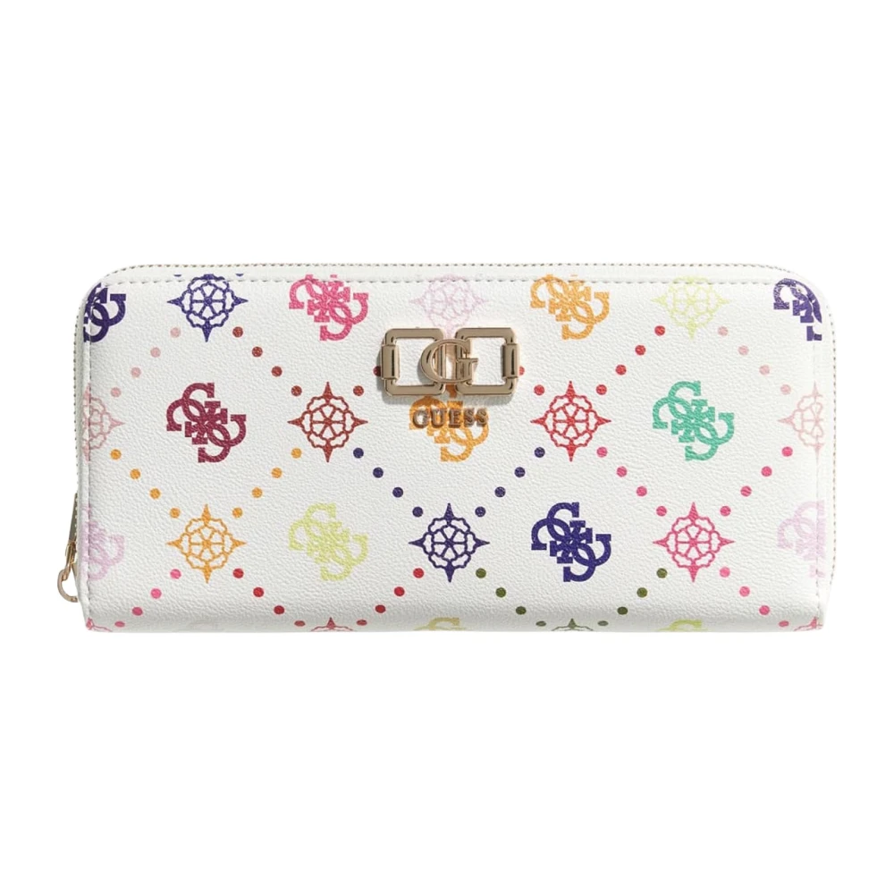 Guess Women's White Wallets & Cardholders, One Size, Emelie Medio Wallet