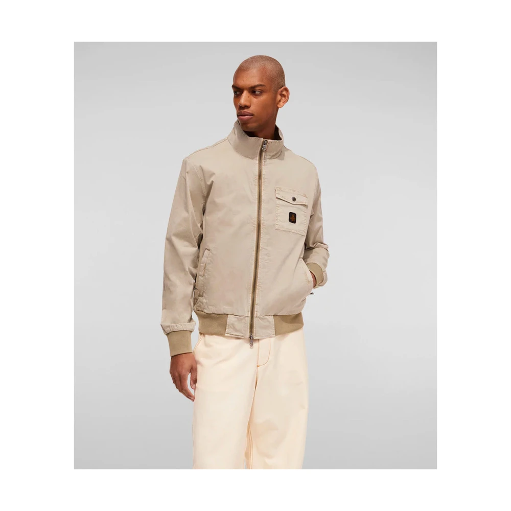 RefrigiWear Nieuwe Captain Jas Windbestendig Katoen Gray Heren
