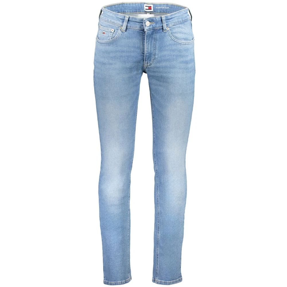 Tommy Hilfiger Men's Blue Slim Jeans With Washed Effect - Skinny Fit Jeans - W29 L32- Jeans