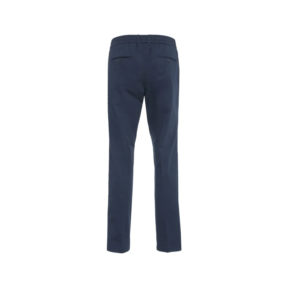 Cruna Blauwe Tapered Fit Broek Mitte Blue Heren