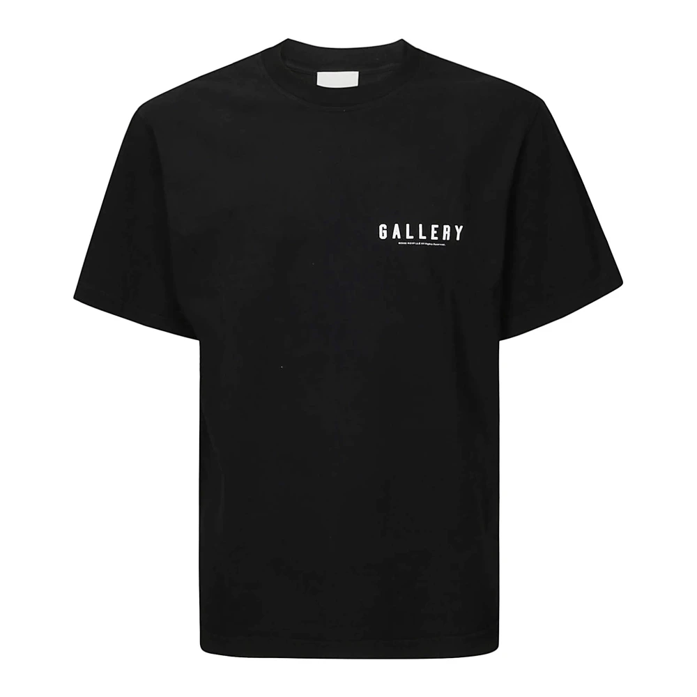 Agolde Katoenen T-shirt met voor- en achterprint Black Heren