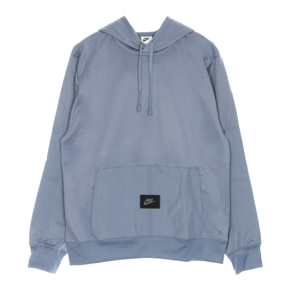 Nike Heren Dri Fit Fleece Hoodie Blue Heren