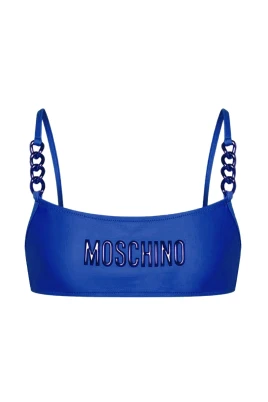 Blå Metallkedja Bikini Topp