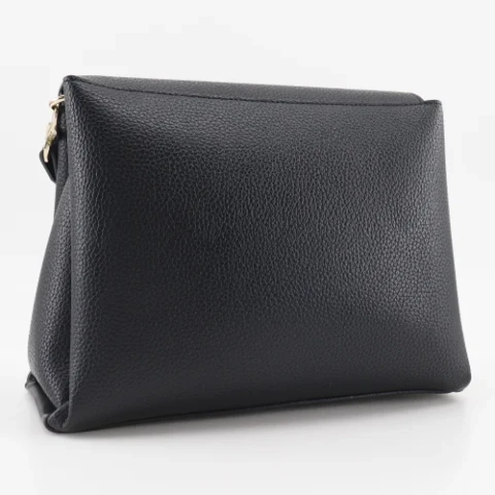 Valentino Vintage Pre-owned Leather shoulder-bags Black Dames