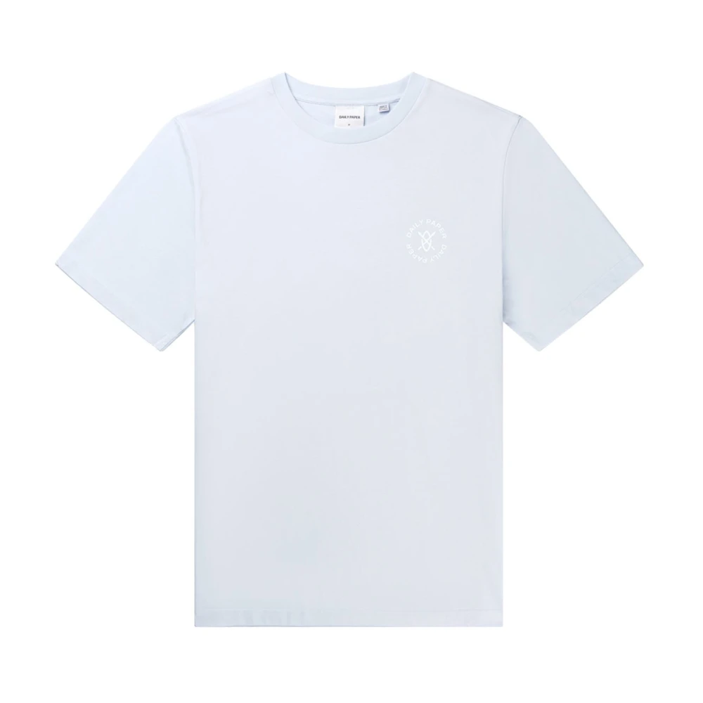 Daily Paper Cirkel SS Katoenen T-Shirt Lente Zomer 2024 Blue Heren