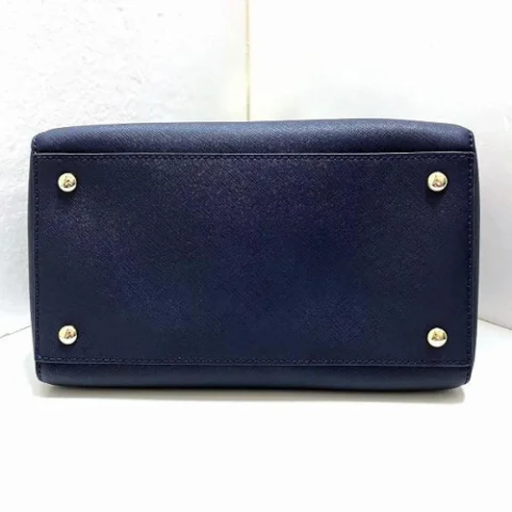 Michael Kors Pre-owned Leather handbags Blue Dames