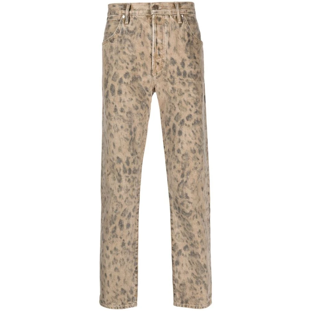 Tom Ford Leopard-Print Jeans Multicolor Heren