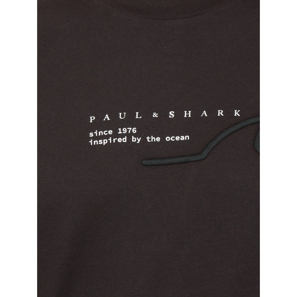 PAUL & SHARK T-Shirts Brown Heren