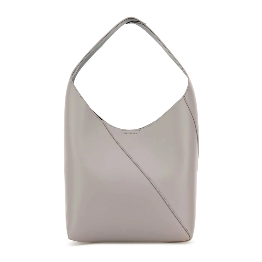Jil Sander Stijlvolle Vertigo Schoudertas Gray Dames