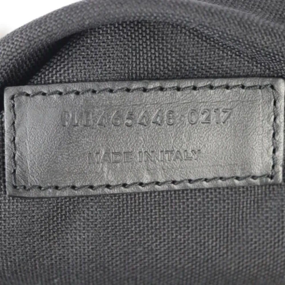 Yves Saint Laurent Vintage Pre-owned Canvas shoulder-bags Black Dames