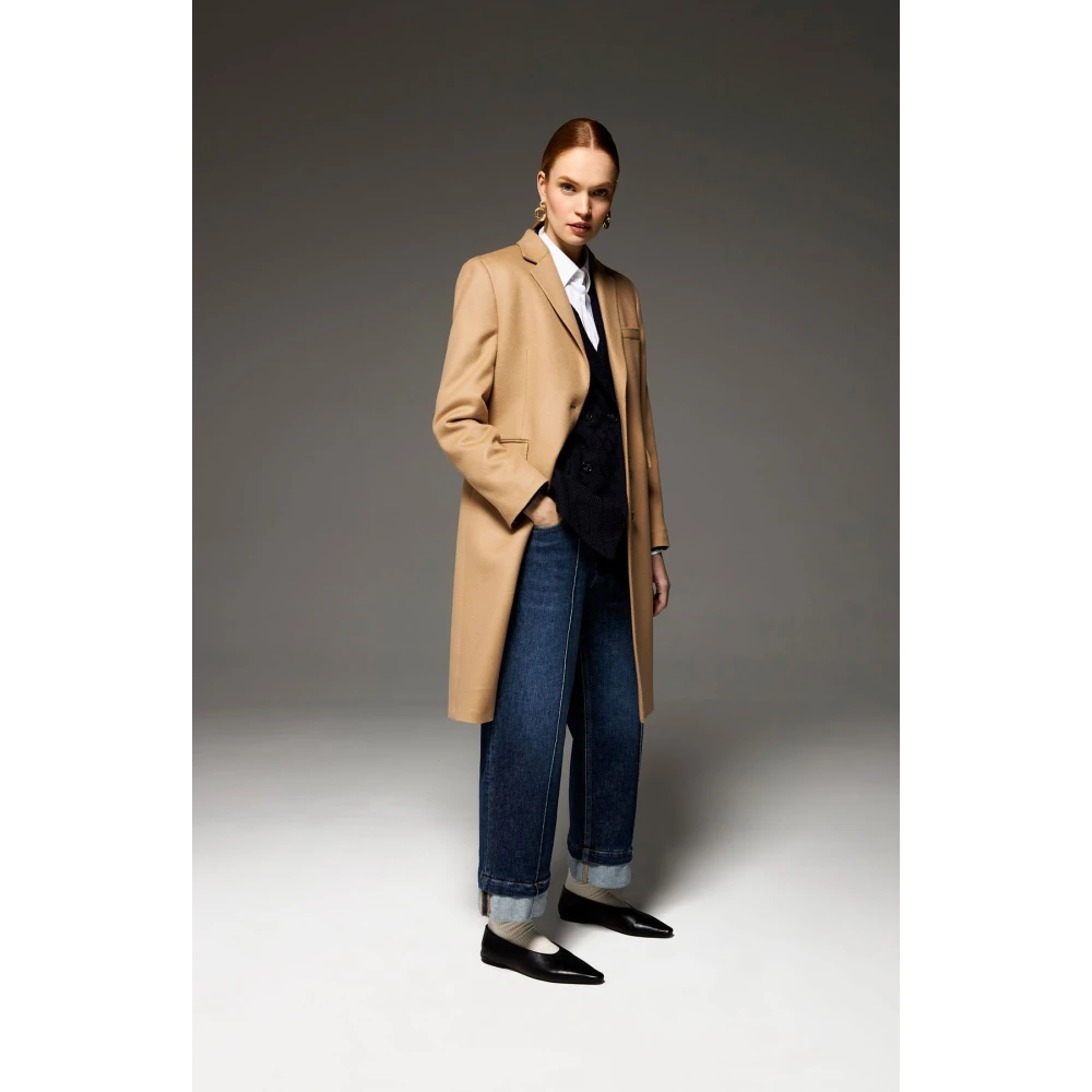 Seventy Enkel Jeans met Voorzoom en Omgeslagen Zoom Blue Dames