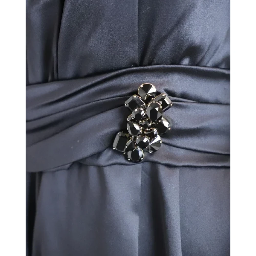 Dolce & Gabbana Pre-owned Silk dresses Black Dames