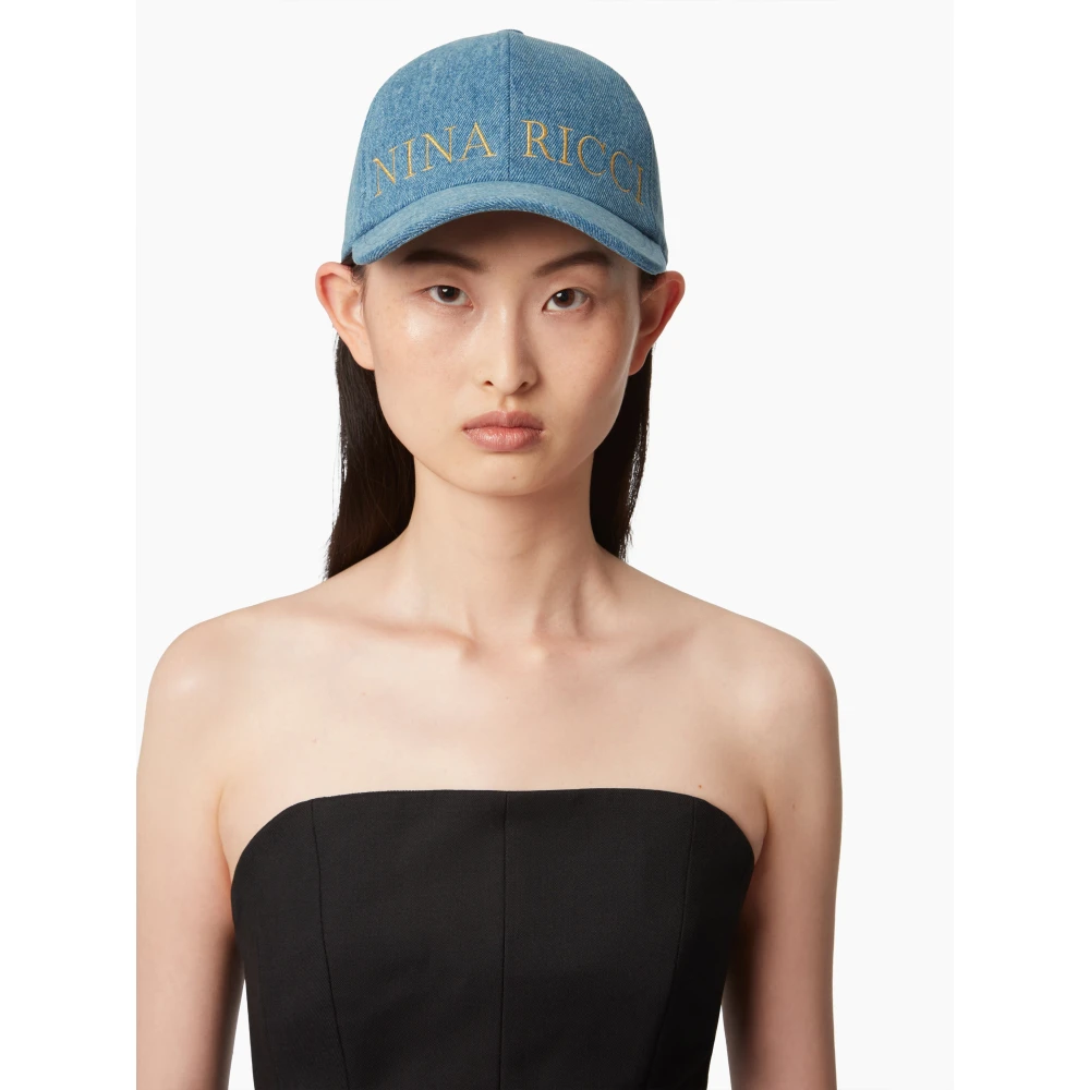 Nina Ricci Denim CAP With Blue Dames