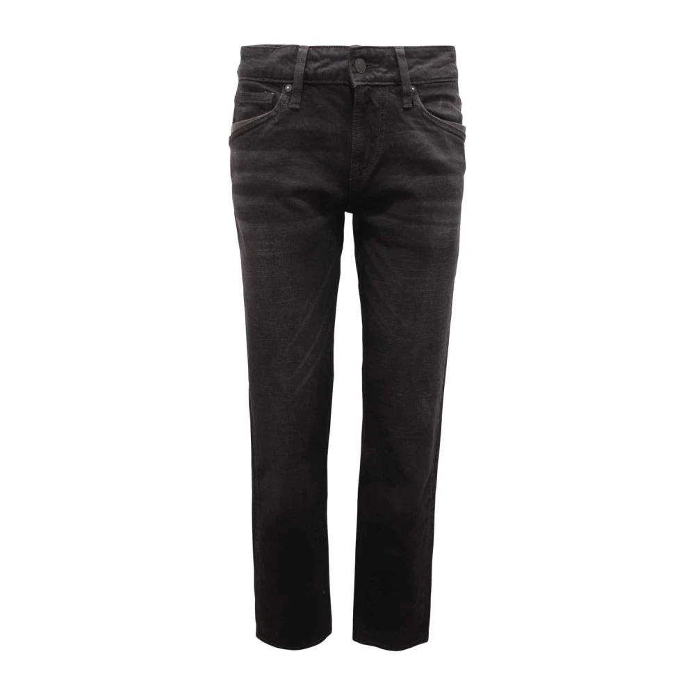 Guess Men's Black Straight Fit Jeans, W27, Angels Slim Trousers