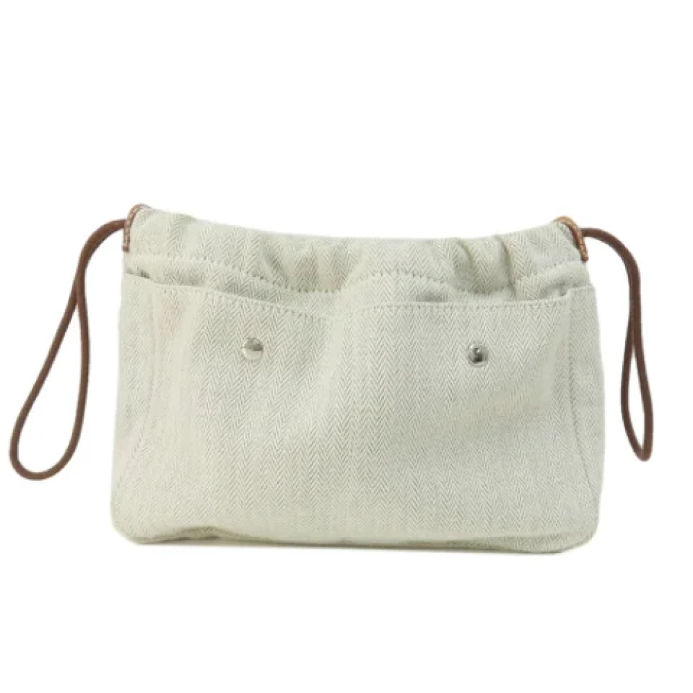 Hermès Vintage Pre-owned Fabric pouches Beige Dames