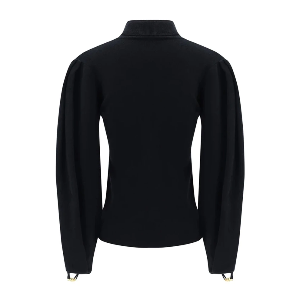 Chloé Wollen trui met ballonmouwen Black Dames