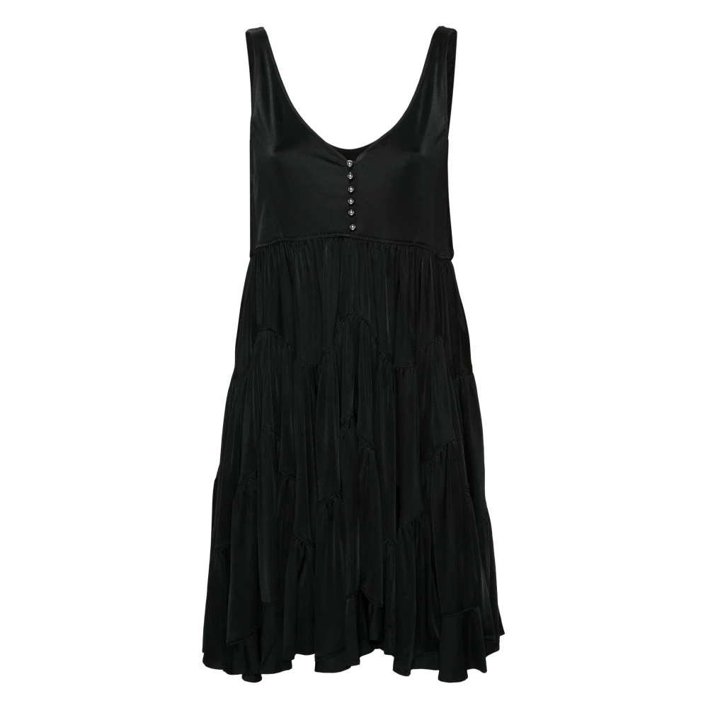 Lanvin Short Dresses Black Dames