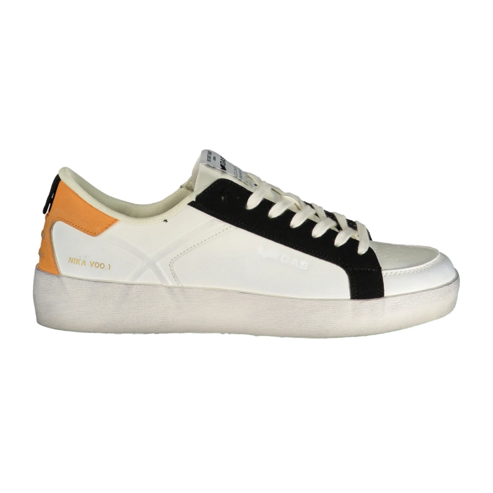 Gas Men's White Sneakers, 7 Uk, Nika Gs Mix