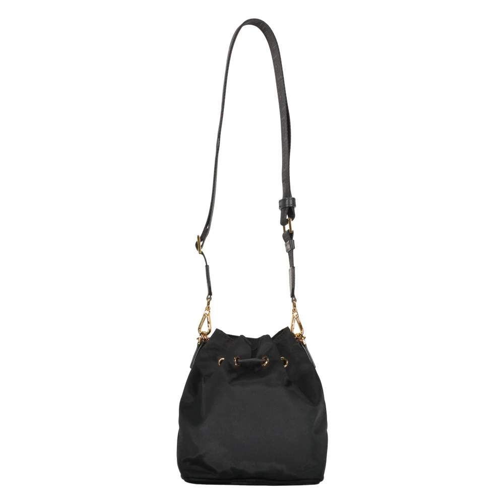 Versace Trekkoord Emmerzak met Leren Details Black Dames
