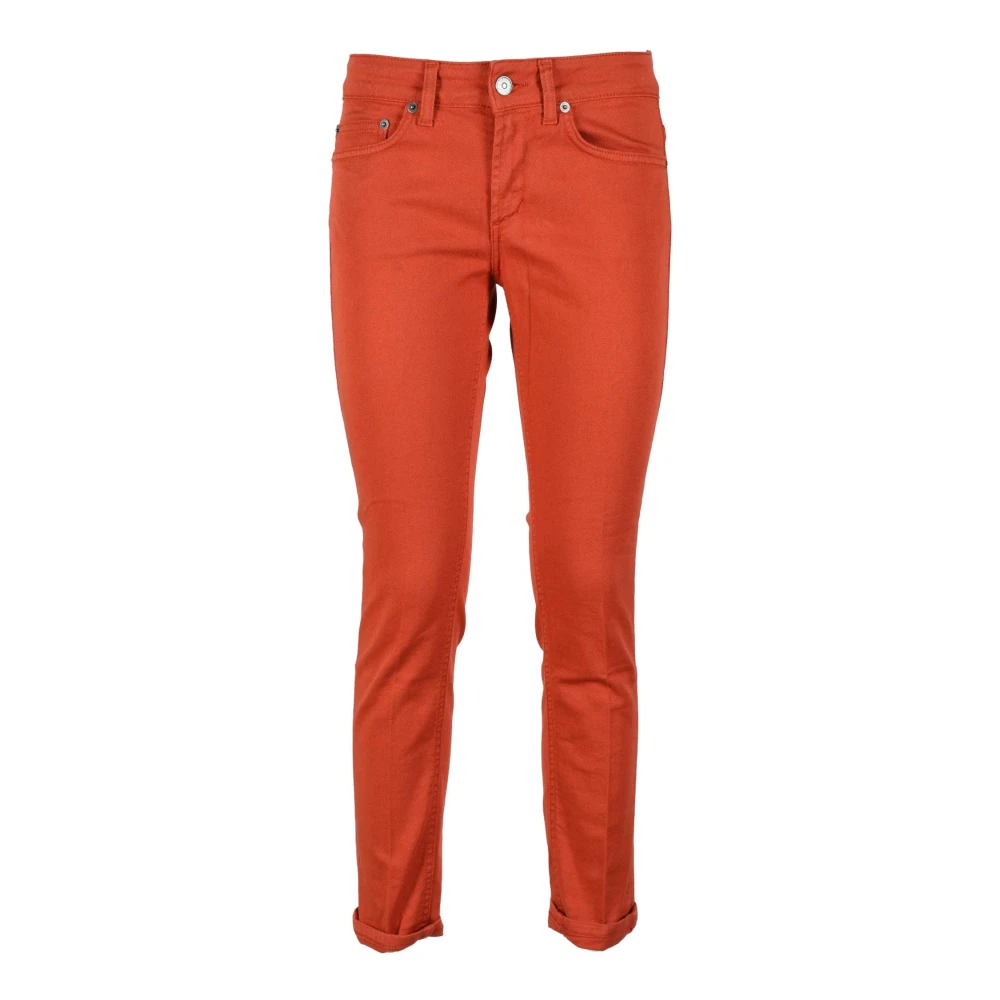 Dondup Monroe Rits Jeans Red Dames