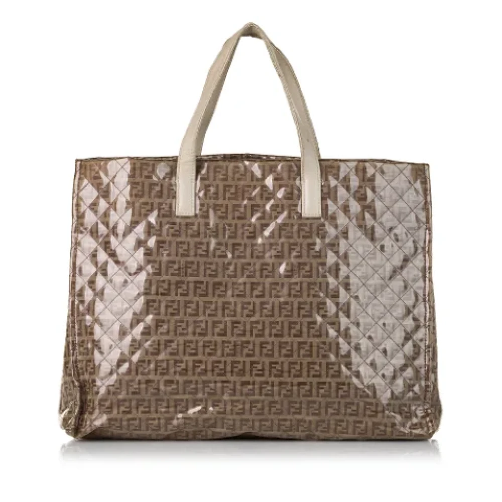 Fendi Vintage Pre-owned Fabric totes Brown Dames