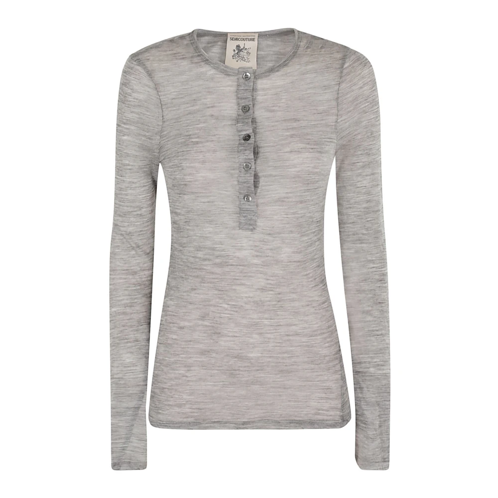 Semicouture Elegante Filomena Jurk Gray Dames