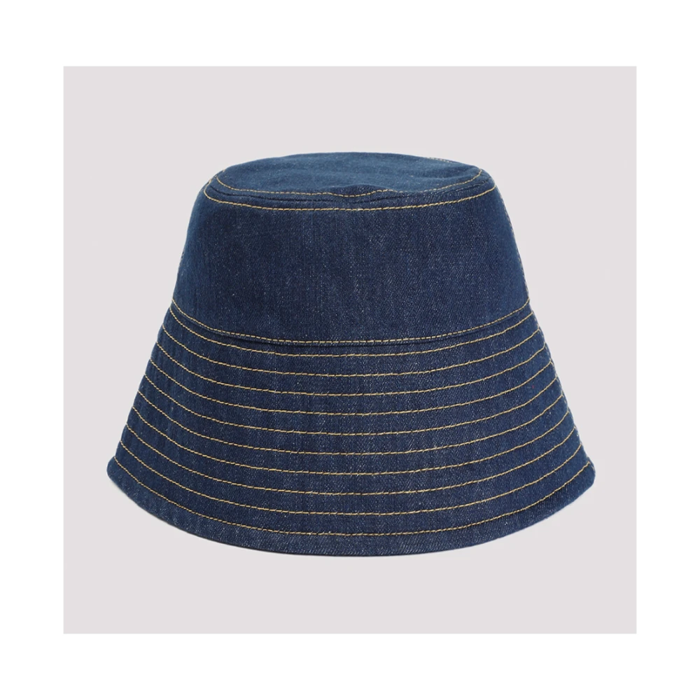 Patou Blauwe Bucket Hat Dames Accessoires Blue Dames