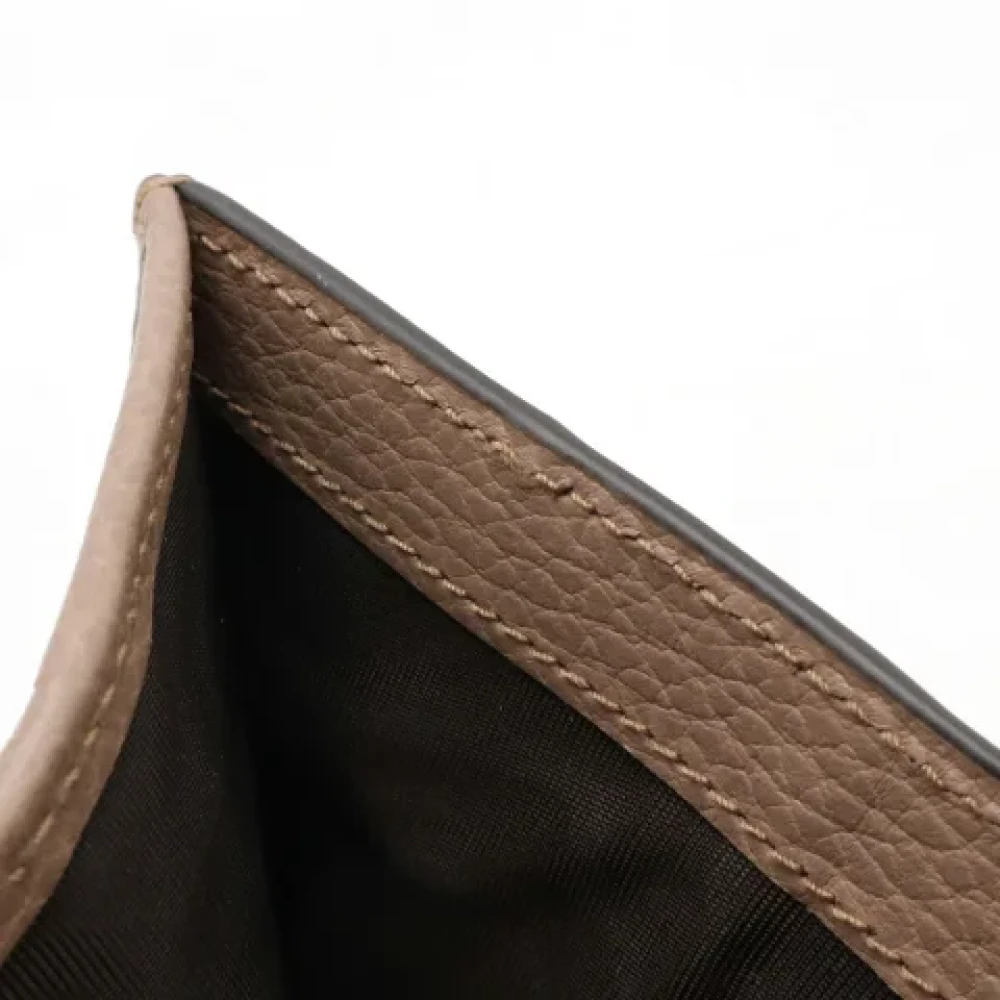Gucci Vintage Pre-owned Canvas wallets Beige Dames