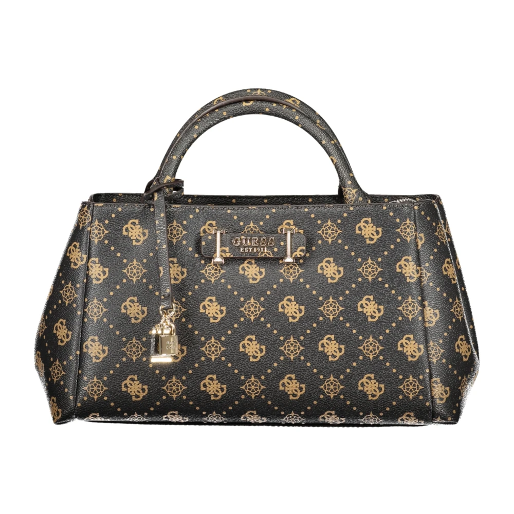 Guess Women's Brown Handbags, One Size, Carrie Girlfriend Satchel