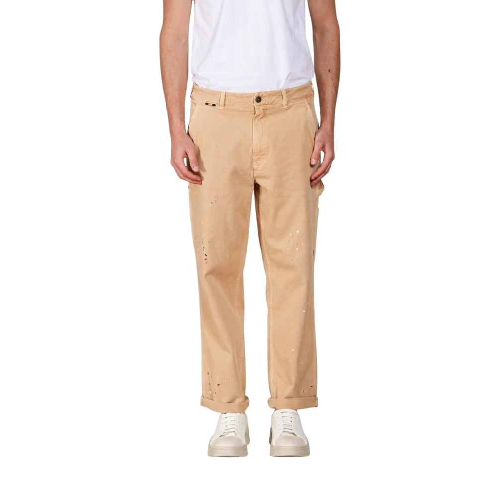 Mason's Herr Beige Byxor Xs, Bomull, Dallas M74 Cargo Pants