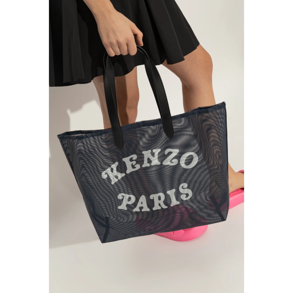 Kenzo Transparante shopper tas Blue Dames