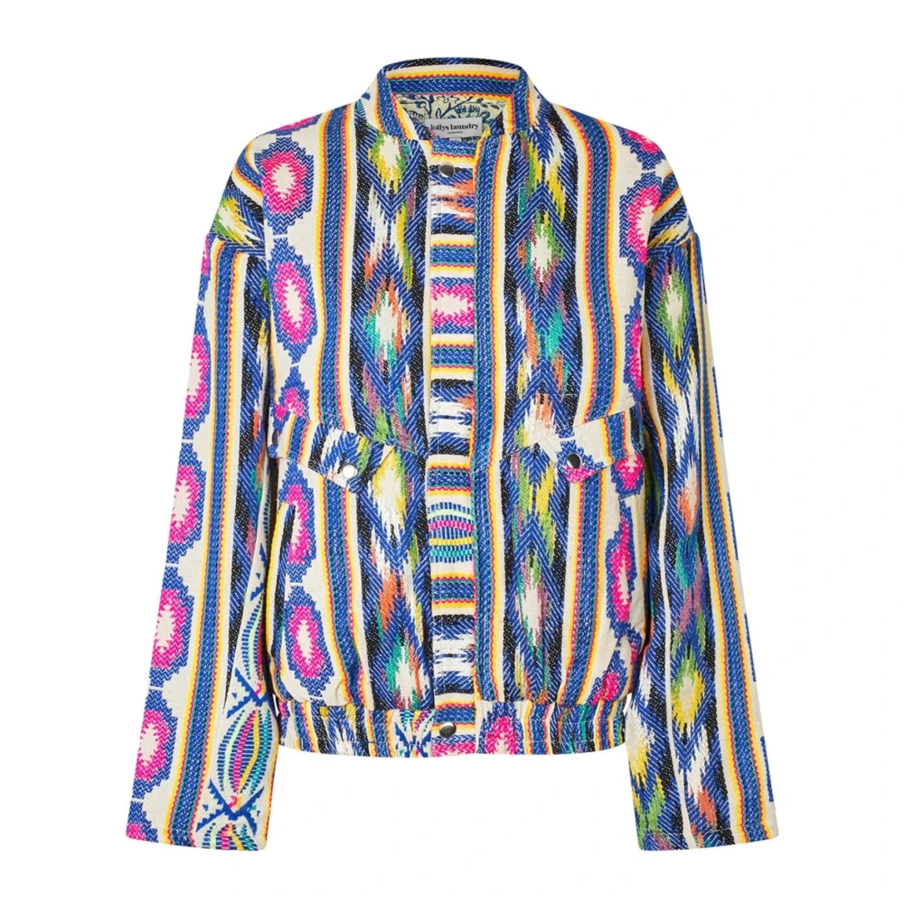 Lollys Laundry Women's Multicolor Multi Hawaiill Jacket Ls Stylish - Shirts - Xs - Blouses & Shirts
